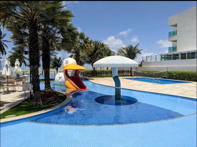 Apartamento A Beira Mar Com Piscina Estilo Resort Cabedelo Εξωτερικό φωτογραφία